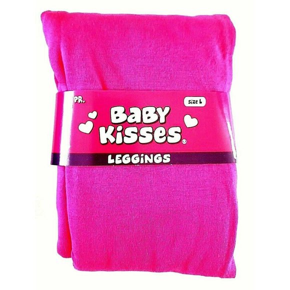 Girls Leggings, Kids Pants, Size 7 to 12, Girls Pink Leggings, ( 2 Pack ) - Picture 3 of 5